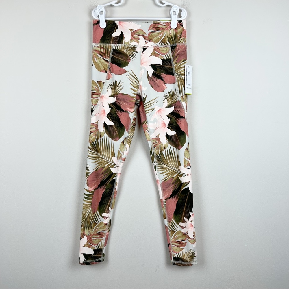 Old Navy Girls Power Stretch Tropical‎ Print Leggings